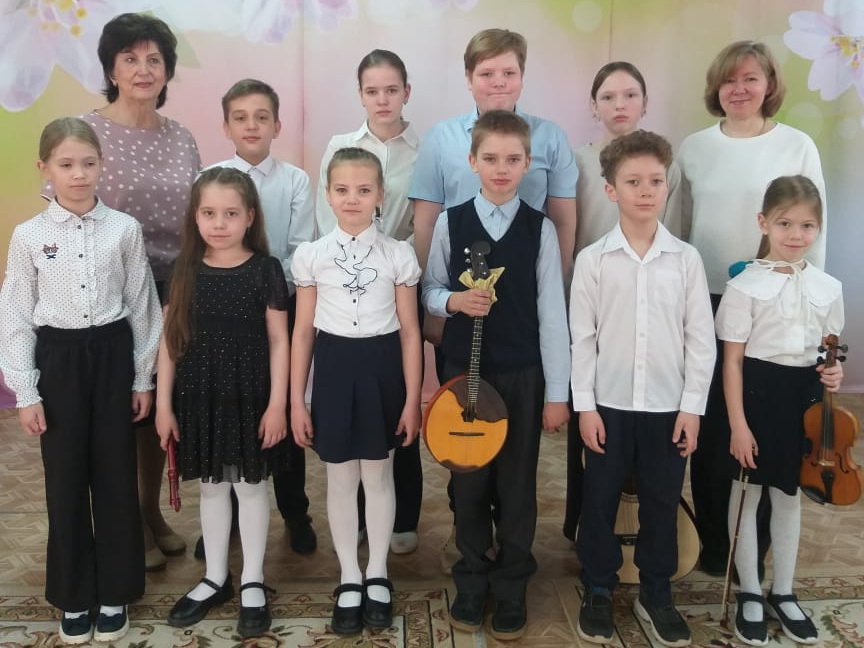 Ребята из ДШИ Кохмы в детском саду «Теремок».